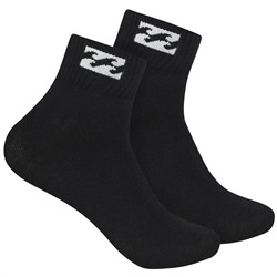 Billabong Unisex Quarter Socken 3 Paar schwarz BG-20 QUARTER