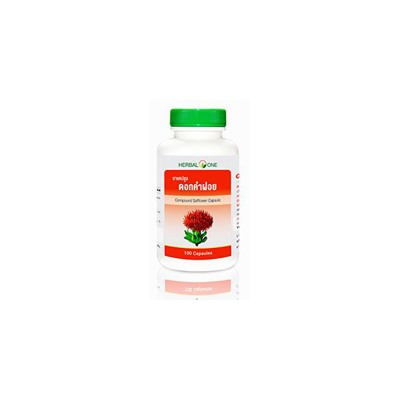 БАД "Сафлор" Herbal One 100 капсул / Herbal One Safflower 100 caps