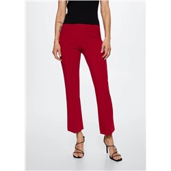 Pantalón flare crop -  Mujer | MANGO OUTLET Melilla