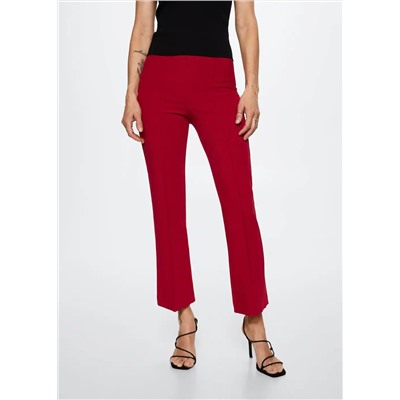 Pantalón flare crop -  Mujer | MANGO OUTLET Melilla