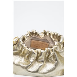 Bandolera de piel Ascea - Dorado