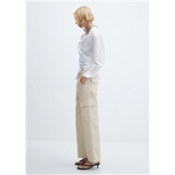 Jeans cargo bolsillos