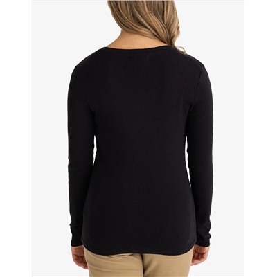 LONG SLEEVE V-NECK T-SHIRT