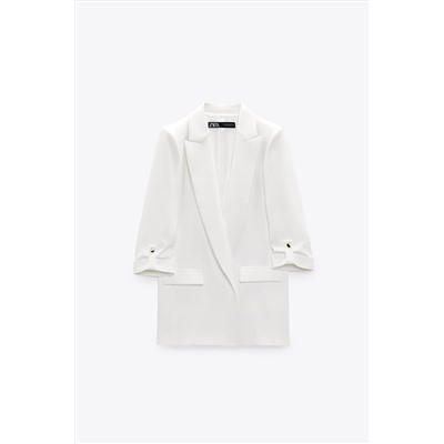 BLAZER WITH ROLLED-UP SLEEVES