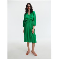 Midikleid aus Viskose