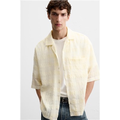 CAMISA JACQUARD CUADROS