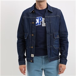Cazadora - 100% algodón - azul denim