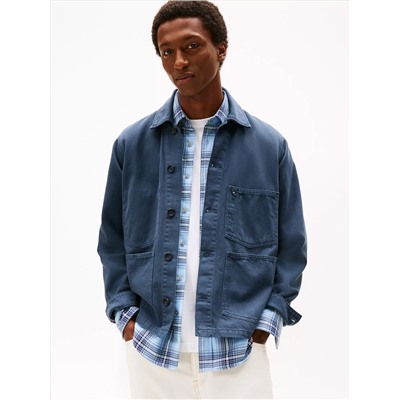 Garment-Dyed Denim Chore Jacket