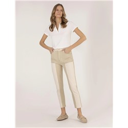 Ekru Slim Fit Tişört
