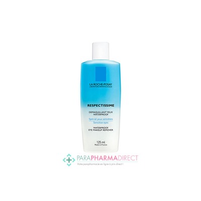 La Roche Posay Respectissime Démaquillant Yeux Waterproof Yeux Sensibles 125ml