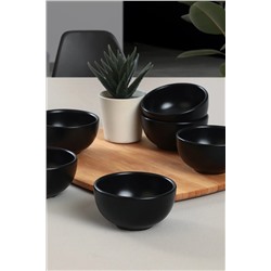 Keramika Mat Siyah Çerezlik / Sosluk 8 Cm 6 Adet ST101106F956A0000000AZ1000
