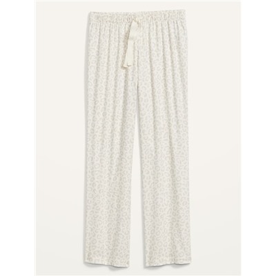 Patterned Flannel Pajama Pants for Women