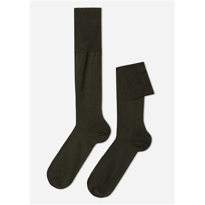 Lange Herrensocken mit Fil d‘Ecosse