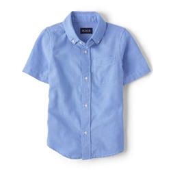 The Children’s Place  Boys Uniform Oxford Button Down Shirt - White