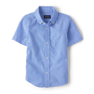 The Children’s Place  Boys Uniform Oxford Button Down Shirt - White