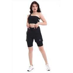 Gugus, Deniz Şortu/unisex Model Uzun Havuz Deniz Şortu Içi Taytlı