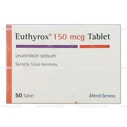 Euthyrox 150 mcg 50 tablet