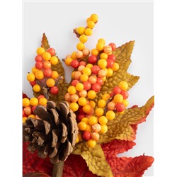 Ветка декоративная, 54 см, полиэстер/пенопласт, Букет с тыквой, Bright pumpkin