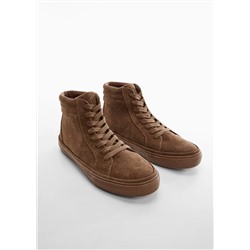 Deportiva botín piel -  Niño | MANGO OUTLET España