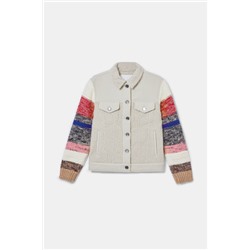 Chaqueta trucker bimateria