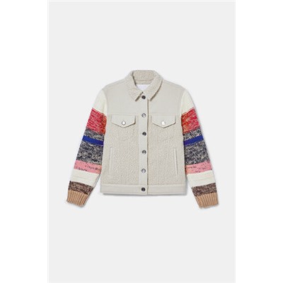 Chaqueta trucker bimateria