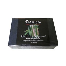 Детокс-мыло с бамбуковым углем от акне Narda 100 гр / Narda Bamboo Charcoal Soap Natural Acne Detox Deep Cleansing Treatment 100g
