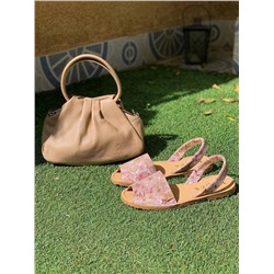 AB.Zapatos · 320-7 estampado beig PC+PELLE · LUX