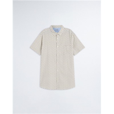 Printed Short Sleeve Shirt, Men, Multicolour