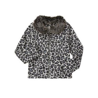 Fur-Collar Cardigan