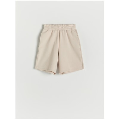 Shorts aus Sweatjersey