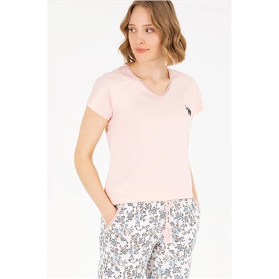 Kadın Somon Pijama Takımı