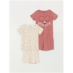 PACK DE 2 PIJAMAS ESTAMPADOS DE 2 PIEZAS