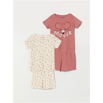 PACK DE 2 PIJAMAS ESTAMPADOS DE 2 PIEZAS