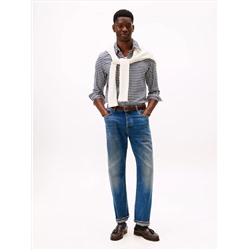 Slim Fit Stretch Gingham Oxford Shirt