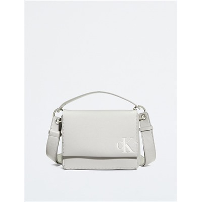 Sculpted Monogram Top Handle Shoulder Bag