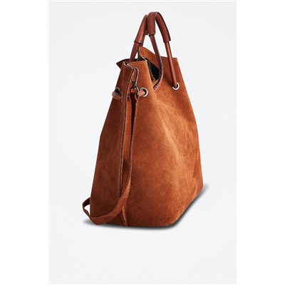 Bolso de piel Prun Camel