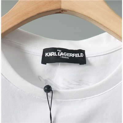 Повседневная хлопковая футболка KARL LAGERFEL*D ОРИГИНАЛ!