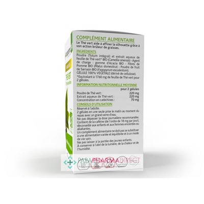 ArkoPharma ArkoGélules - Thé Vert - Brûleur de Graisses - BIO 40 gélules