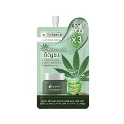 Smooto Aloe And Hemp Seed Oil Acne Clay Mask 10 G