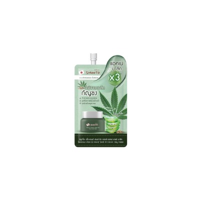 Smooto Aloe And Hemp Seed Oil Acne Clay Mask 10 G