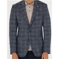 Lacivert Slim Fit Ceket