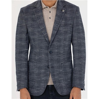 Lacivert Slim Fit Ceket