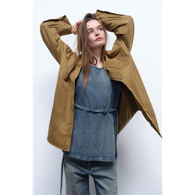 WATER-REPELLENT QUILTED NYLON OVERSHIRT