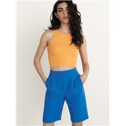 Shorts mit Falten