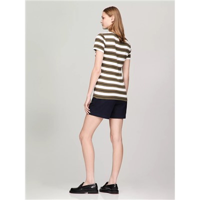 Stripe V-Neck Favorite T-Shirt