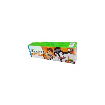 Зубная паста для детей от 2 до 6 лет апельсиновая от Fluocaril 65 гр / Fluocaril Kid Toothpaste for 2- 6 Years orange 65 g