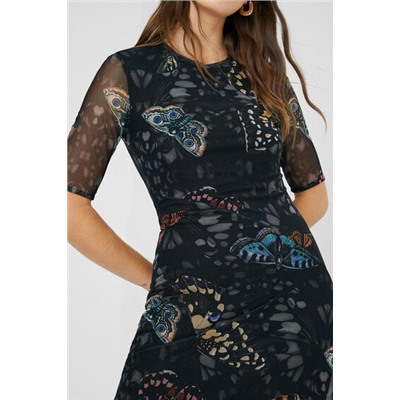 Vestido por la rodilla slim