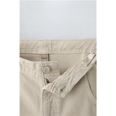 TWILL CARGO BERMUDA SHORTS