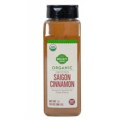 Wellsley Farms Organic Ground Cinnamon, 10.8 Ounce