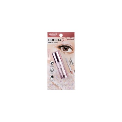 Жидкие тени для глаз Browit 3g. Розовое свечение/ Browit Holiday Eye Glitter 3 G Pink Glow
